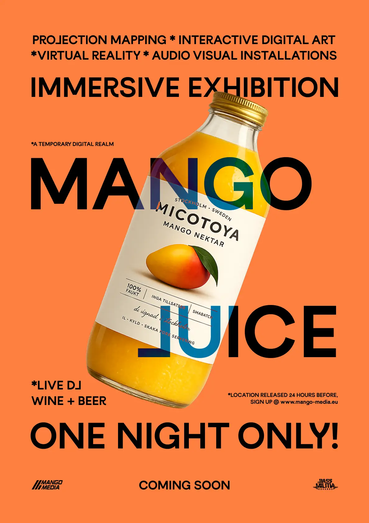 Mango Juice — exhibition poster